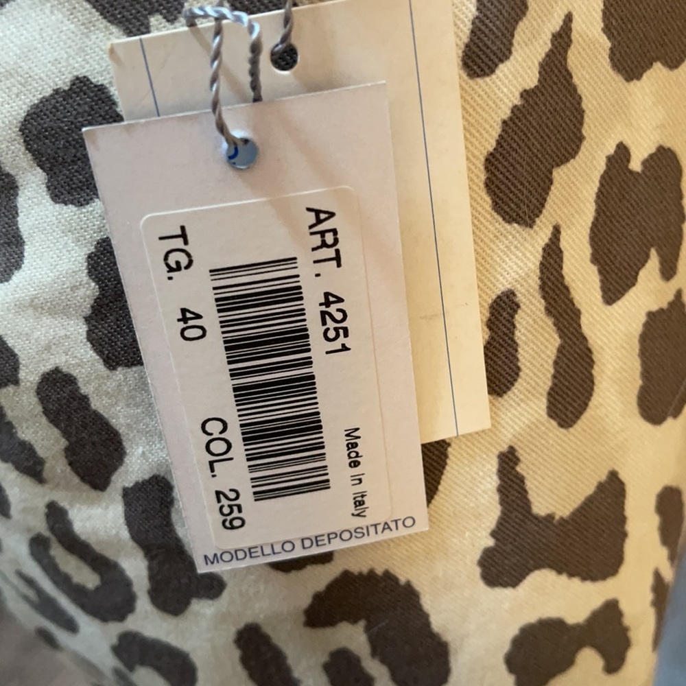 NWT Blumarine blugirl leopard jean skirt - Picture 6 of 7
